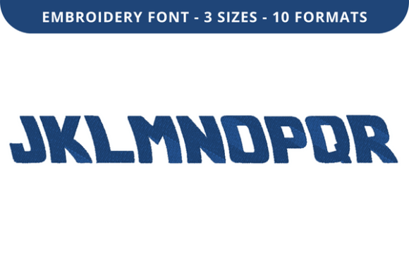 Back to the Past Font J to R: A Precision Embroidery Asset for Name, Date, and Quote Personalization