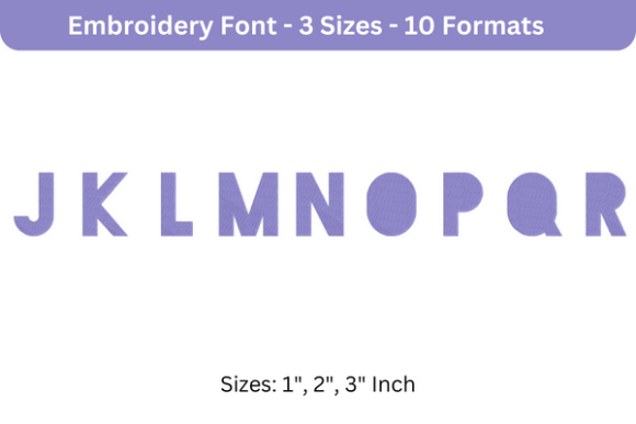 Blackout Font J to R: The Embroidery Font That Delivers Impact, Clarity, and Versatility