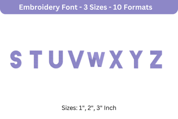 Blackout Font S to Z: A Practical Guide for Embroidery Designers