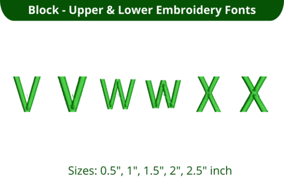 Block Font VWX: Clean, Versatile Embroidery Lettering for Real Projects