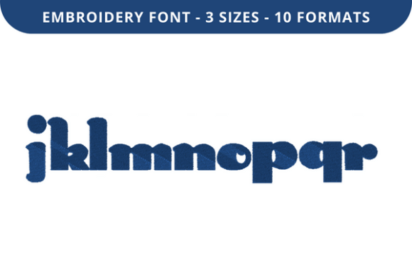 Bunny Ears Font J to R: Elevating Personalization in Modern Embroidery Workflows