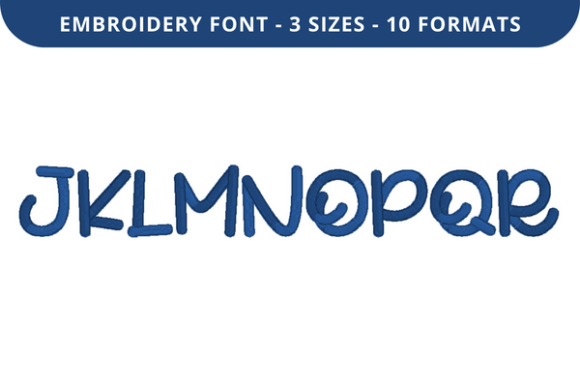 Buzzlova Font J to R: Elegant Embroidery Script