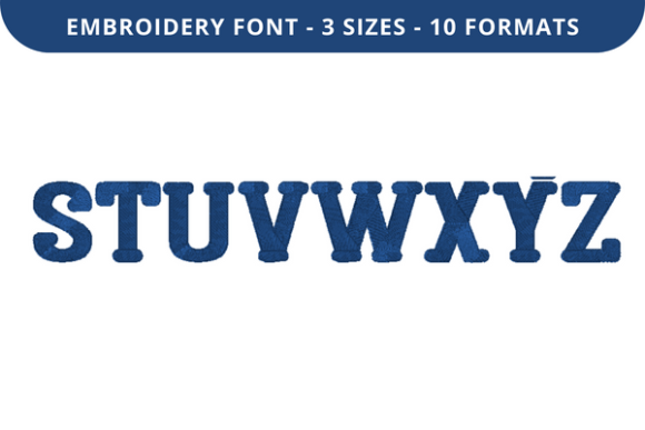 Do Not Enter Font S to Z: A Smart Choice for Embroidery That Stands Out