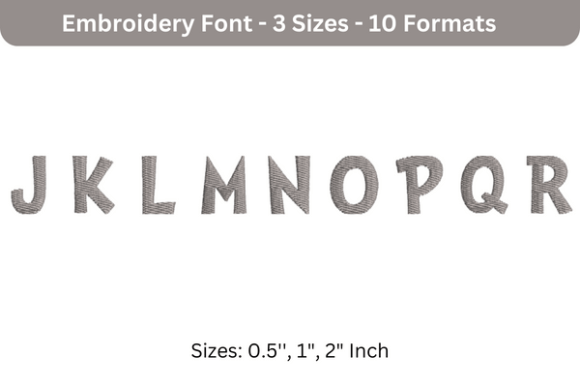 DrSue Font Uppercase J to R: Precision, Personality, and Embroidery That Stands Out