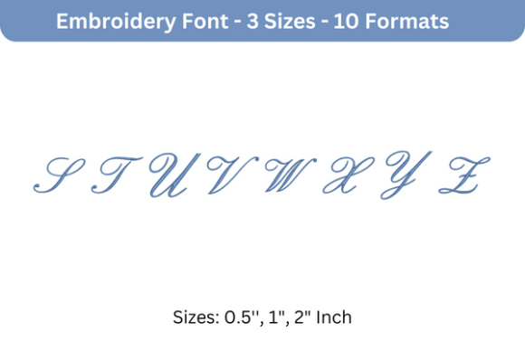 English Font Uppercase S to Z: A Practical Guide for Embroidery Designers