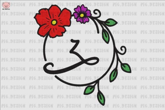 Flower Font Z: The Perfect Way to Decorate Your Embroidery Projects