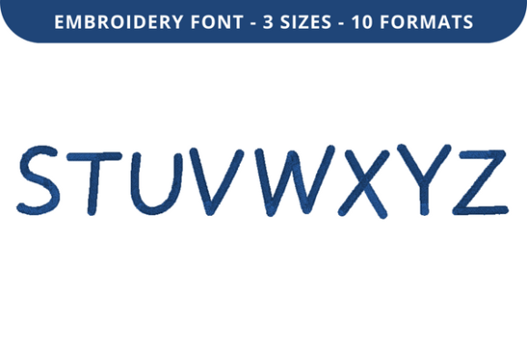 Kindred Font S to Z: Elevating Personalization in Modern Embroidery Design