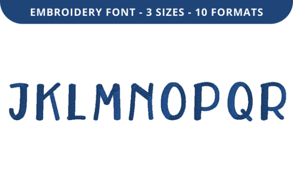 Sunday Rain Font J to R: Elegant Embroidery for Names & Quotes